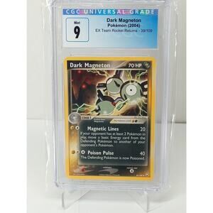 Dark Magneton 39/109 CGC 9 | Pokemon Team Rocket Returns
